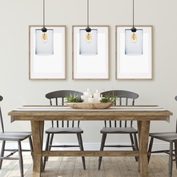 Lampa Wisząca VIOLLA 1M Czarny