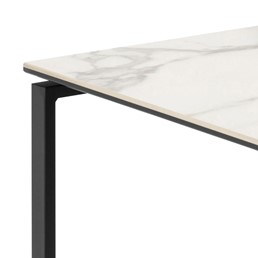 Zestaw 2 Stolików KATRINE 50x50cm Biały