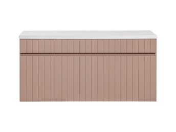 Zestaw Szafka pod Umywalkę z Blatem ICR B 100cm Różowy/Biały