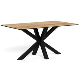 Stół HEAVEN 160x90 Dąb Naturalny/Czarny