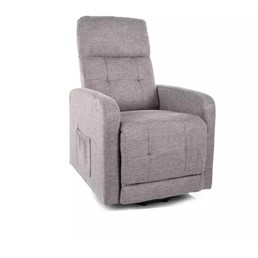 Fotel Rozkładany OTUS II Brego Szary/Czarny