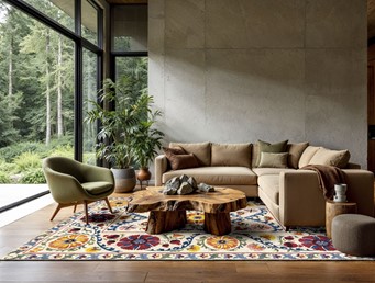 Dywan SUZANI ORIGINE 9728 200x280 cm Wielokolorowy