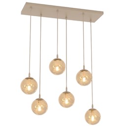 Lampa Wisząca COSMO 9 Beżowy/Miodowy