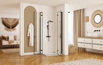 Kabina Prysznicowa HUGO 80x80 Czarny