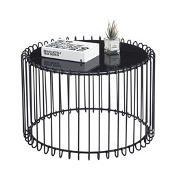 Ława L13-FX (B) fi60 Czarny Marmur