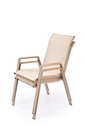 Krzesło Ogrodowe HOVER Beżowy/Cappuccino