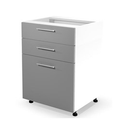 Szafka Dolna z Szufladami Vento D3S-60/82 Jasny Popiel