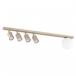 Lampa Sufitowa BASTER 5 Beżowy/Opal