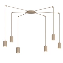 Lampa Wisząca TRAKER 6 Beżowy