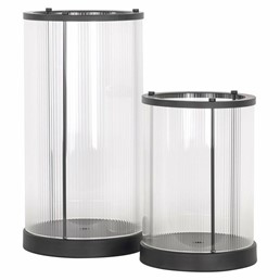 Świecznik DAYENE L Czarny