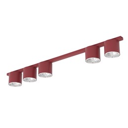 Lampa Sufitowa NANO 5 Burgundowy