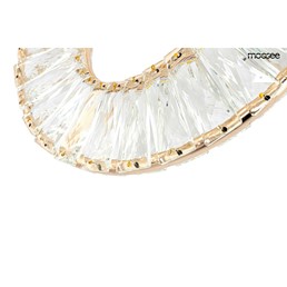 Lampa Ścienna WAVE Złoty/Transparentny