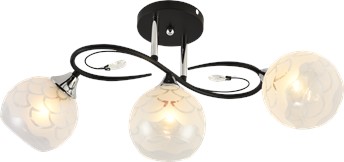 Żyrandol LINKOLN 3 Czarny