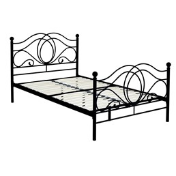 Łóżko Metalowe LM3-FX 120x200 Czarny