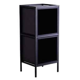 Regał SKAP BLACK 1R2 BOKS x2 Czarny