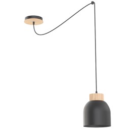 Lampa Wisząca KRU 1 Czarny