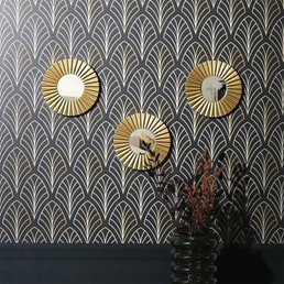 Zestaw 3 Luster Origami Złoty