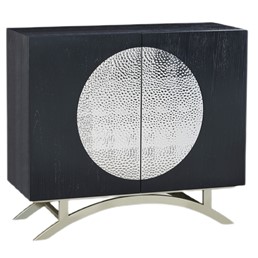 Komoda STILIG ST832 Czarny/Chromowany