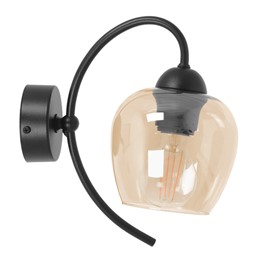 Kinkiet DIUNA K-5192 Czarny/Bursztynowy