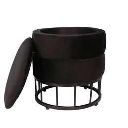 Pufa Velvet P3-FX (B) Czarny