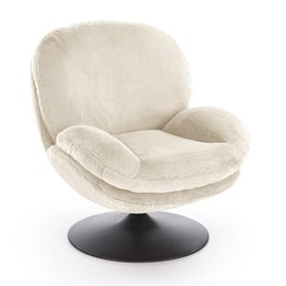 Fotel Wypoczynkowy SHELL Kremowy