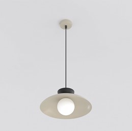 Lampa Wisząca MULAN 1 Beżowy/Czarny