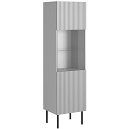 Witryna ASENSIO W1 Czarny/Jasny Popiel