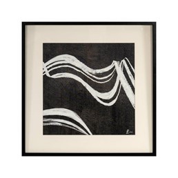 Obraz JOZY 80x80cm Biały/Czarny