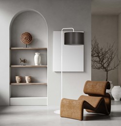 Lampa Podłogowa TRAPO LP1 Biały/Brązowy