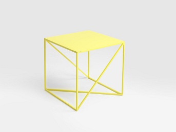 Stolik MEMO METAL 50 Żółty