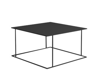 Stół Kawowy Walt Metal 80 Czarny