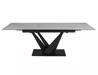 Stół SORENTO Ceramic Nature Cloud (160-220)x90 Czarny/Biały