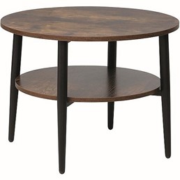 Ława ELLA B fi60 Czarny/Brąz