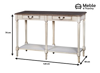 Limena 830 Toaletka francuska z półką