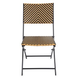 Krzesło Składane MARRON Naturalny/Czarny