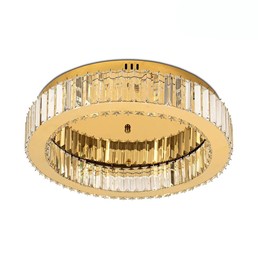 Lampa Sufitowa Plafon BORRA Złoty