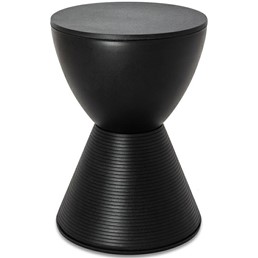 Stołek TAMBURO 43cm Czarny