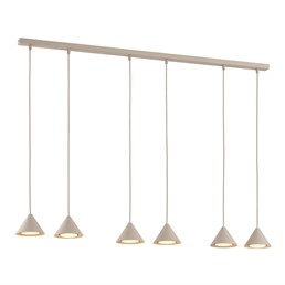 Lampa Wisząca ELIT 6 Beżowy