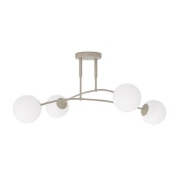 Lampa Sufitowa PREGOS 4 Beżowy/Biały