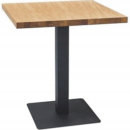 Stół PURO Laminat 60x60 Dąb/Czarny