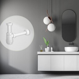 Półsyfon Umywalkowy HC2 Biały