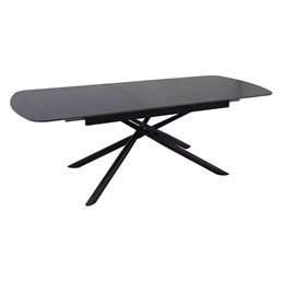 Stół Rozkładany VECTOR (180x220)x90 Czarny Mat