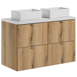 Zestaw Meblowy GAJA 100cm Dąb Coast Evoke/Biały Mat