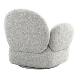 Fotel Obrotowy MESSINA Boucle Szary