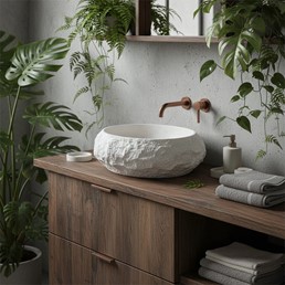 Umywalka Nablatowa MIKA Biały