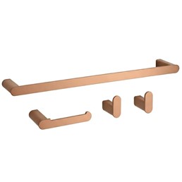 Komplet Wieszaków Łazienkowych MATI Miedź Szczotkowany