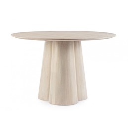 Stół Jadalniany NASSOR fi120 Beżowy