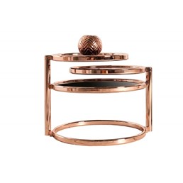 Stolik ART DECO 3 (155-55)x50cm Miedziany