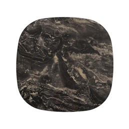 Ława STELLA B 75x75cm Czarny Połysk/Miedziany