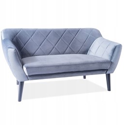 Sofa KARO 2 Velvet Wenge/Szary Bluvel 14